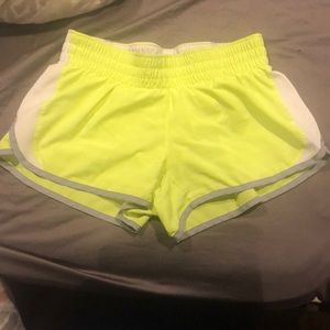Neon yellow Nike shorts!